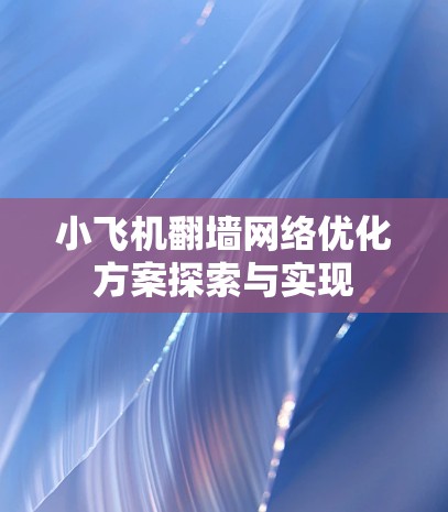 小飞机翻墙<strong>网络优化</strong>方案探索与实现