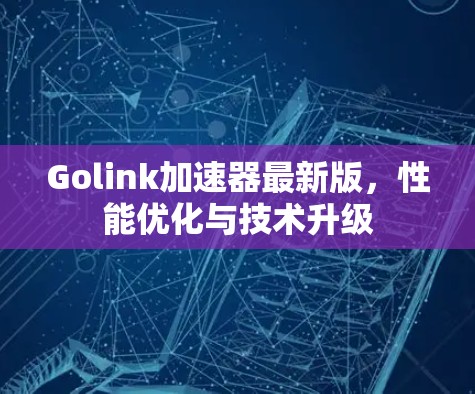 Golink加速器最新版,性能优化与技术升级