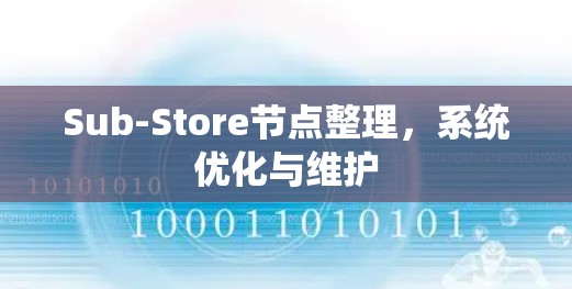 Sub-Store节点整理,系统优化与维护