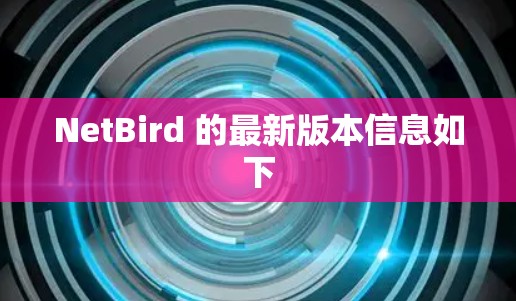 NetBird 的最新版本信息如下 NetBird 的最新版本信息如下