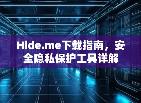 Hide.me下载指南,安全隐私保护工具详解