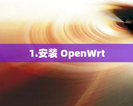 1.安装 OpenWrt