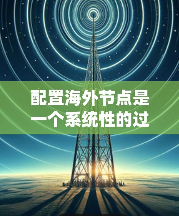 配置海外节点是一个系统性的过程，需要仔细规划和执行。以下是按照步骤进行的完整教程，帮助您顺利配置并利用海外节点
