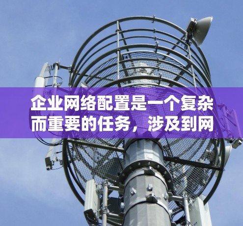 企业网络配置是一个复杂而重要的任务,涉及到网络设备的部署、管理、优化以及安全防护等多个方面。以下是一些常用的企业网络配置工具和技术,帮助你更高效地配置和管理企业网络 企业网络配置是一个复杂而重要的任务,涉及到网络设备的部署、管理、优化以及安全防护等多个方面。以下是一些常用的企业网络配置工具和技术,帮助你更高效地配置和管理企业网络