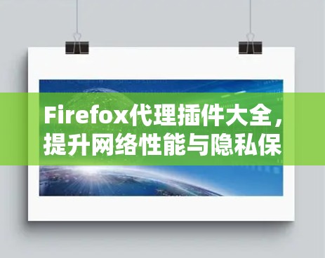 Firefox代理插件大全,提升网络性能与隐私保护