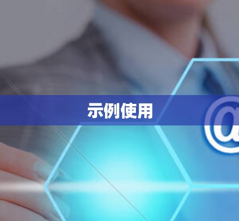 示例使用 示例使用