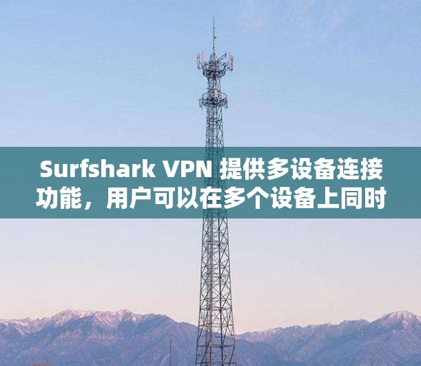 Surfshark VPN 提供多设备连接功能，用户可以在多个设备上同时使用同一个 VPN 账号。以下是关于其多设备连接的详细信息