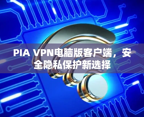 PIA VPN电脑版客户端,安全隐私保护新选择