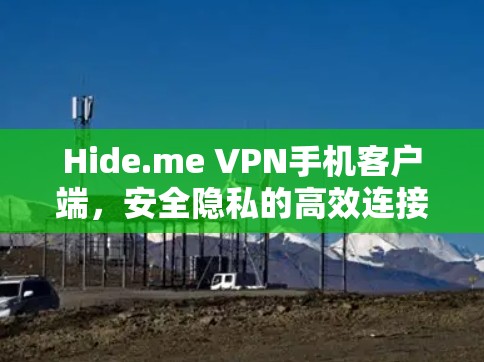 Hide.me VPN手机客户端，安全隐私的高效连接解决方案