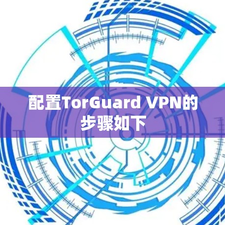 配置TorGuard VPN的步骤如下